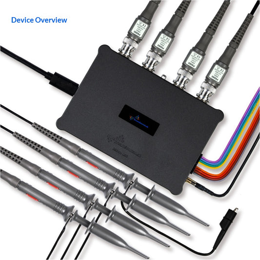 DreamSourceLab DSCope M454 Oszilloskop-Kit | USB 3.0, 400 MHz Bandbreite, 4 Gbit Speicher