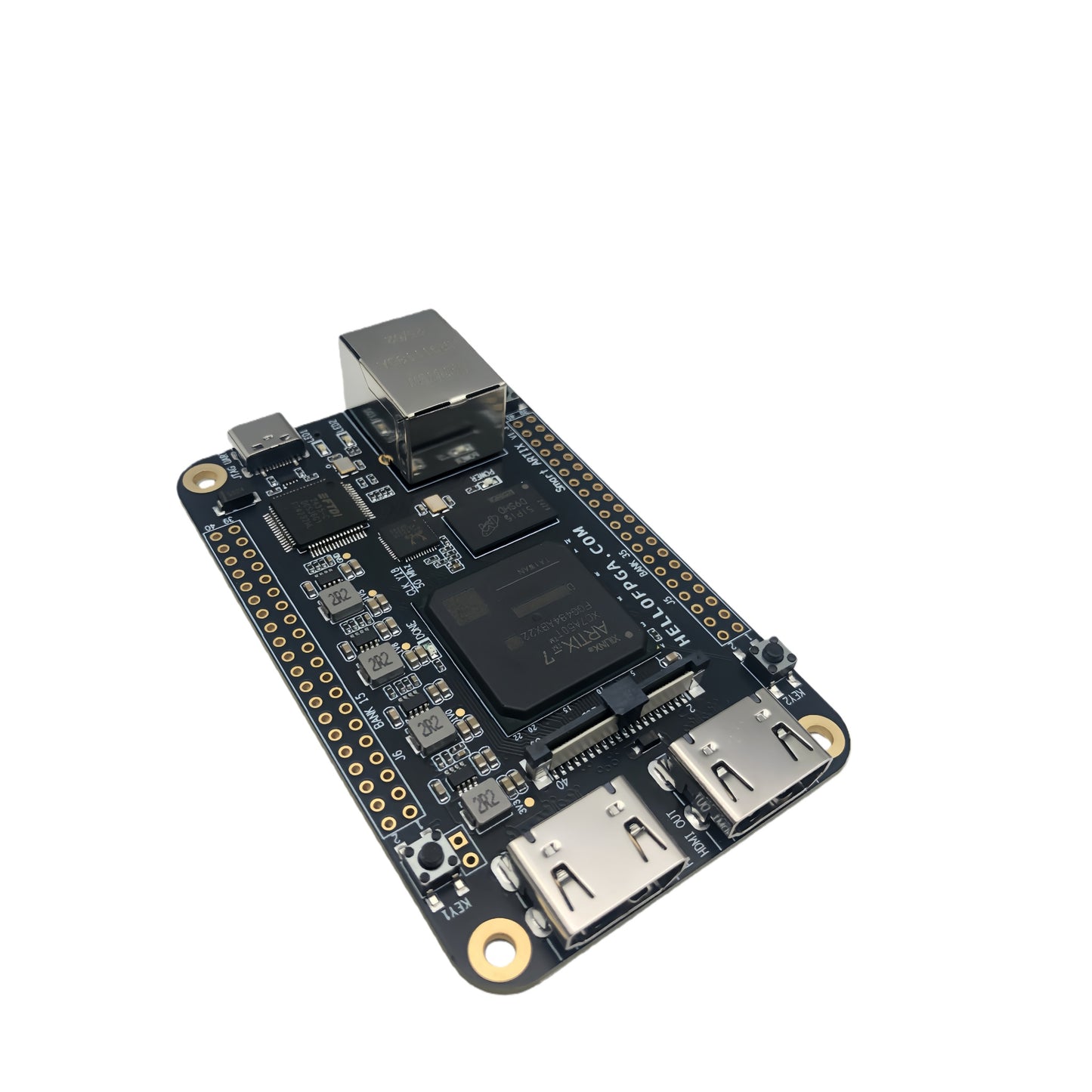 YX-OS05 Smart ARTIX XC7A50T FPGA Development Board | Rich Peripherals and Gigabit Ethernet Port