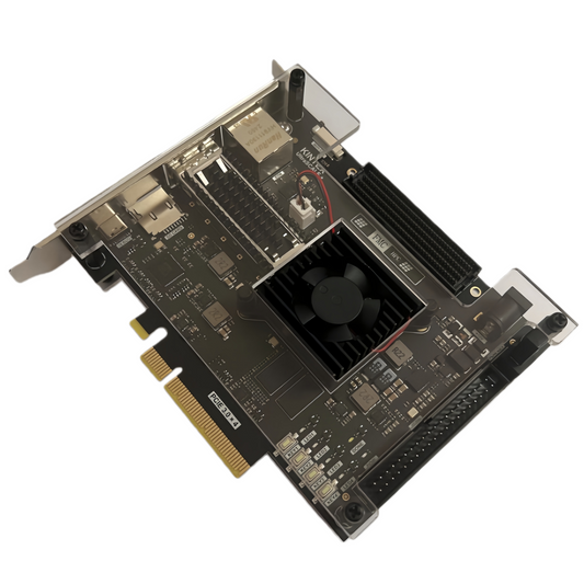 YX-OS25 KU5P Xilinx FPGA-Entwicklungsboard mit FMC HPC, QSFP28 100G optischer Schnittstelle und PCIe 3.0 für Hochgeschwindigkeitskommunikation