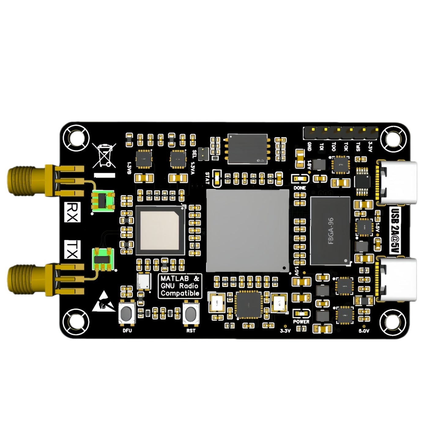 PlutoSDR NANO Software-Defined Radio based on ZYNQ7010 and AD9363, offering exceptional value for money and ideal for beginners.