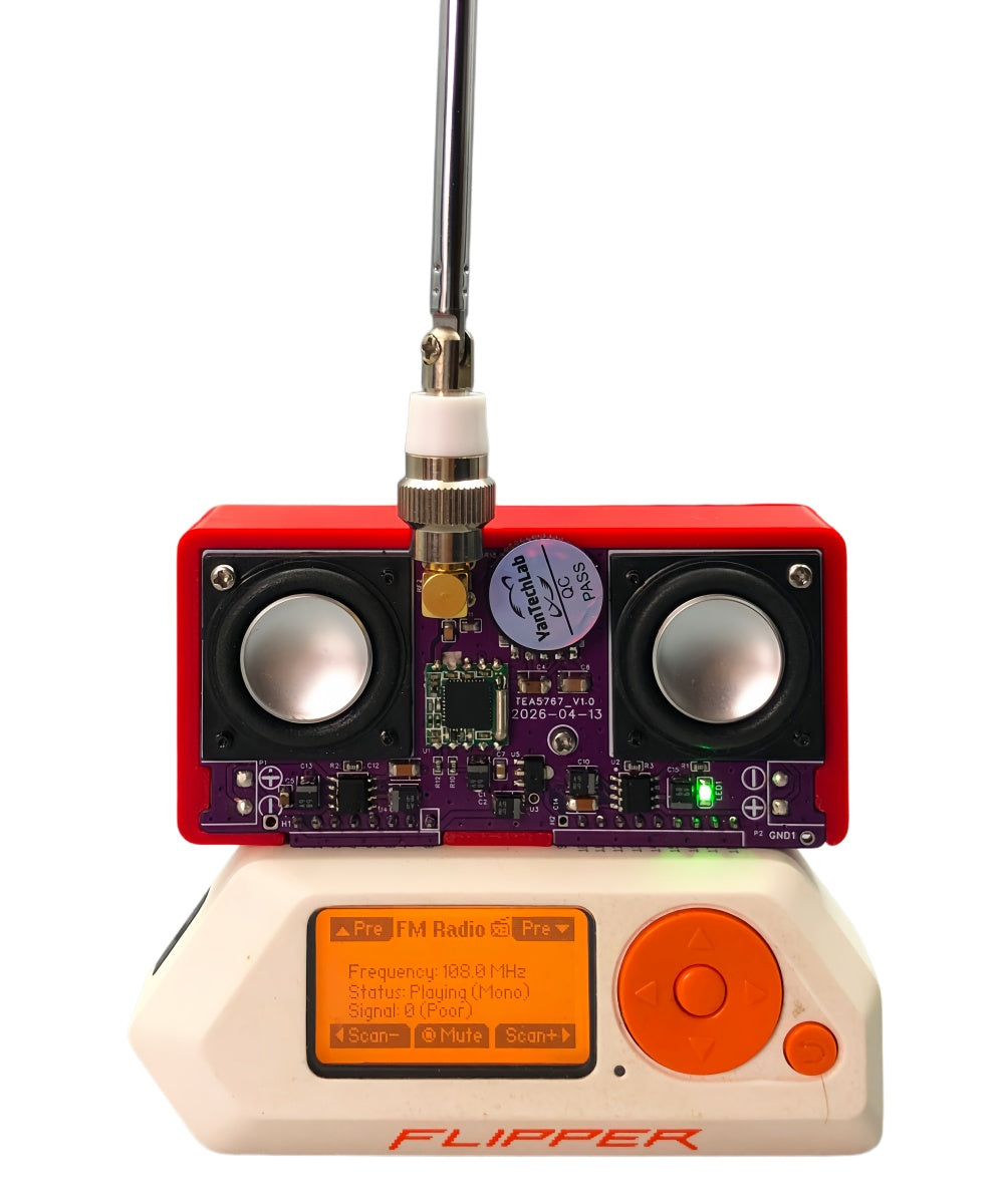 YX-OS38 Flipper Zero, FM radio, expansion module, Flipper Zero accessory, radio module, hardware add-on