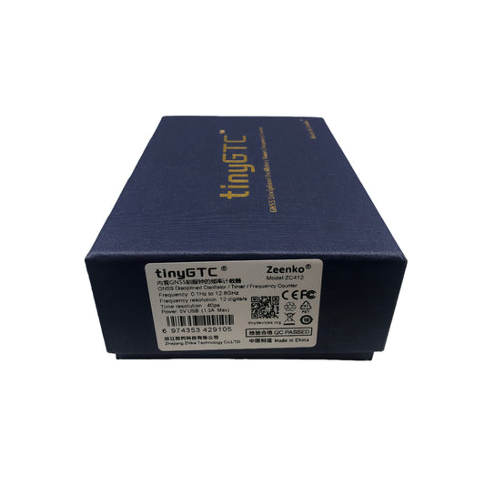 YX-OS03 tinyGTC ZC412 12-Bit Frequency Counter (0.1Hz–12.8GHz) | Built-in GNSS Timing, High-Precision Counter Compatible with TinySA