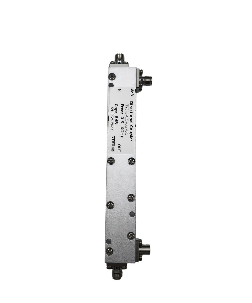YX-OS65 SMA 0.5–6GHz Microstrip Directional Coupler – 8dB Coupling for RF Signal Testing