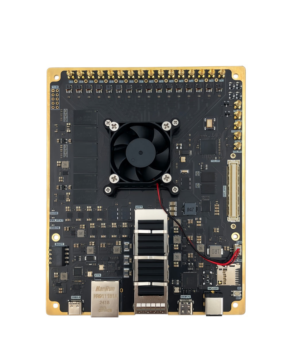 YX-OS41 Arcadia RF16 -  RFSoC XCZU27DR with 16 Channels (RF-ADC/DAC), Rich Peripheral Resources, DDR4, USB 3.0