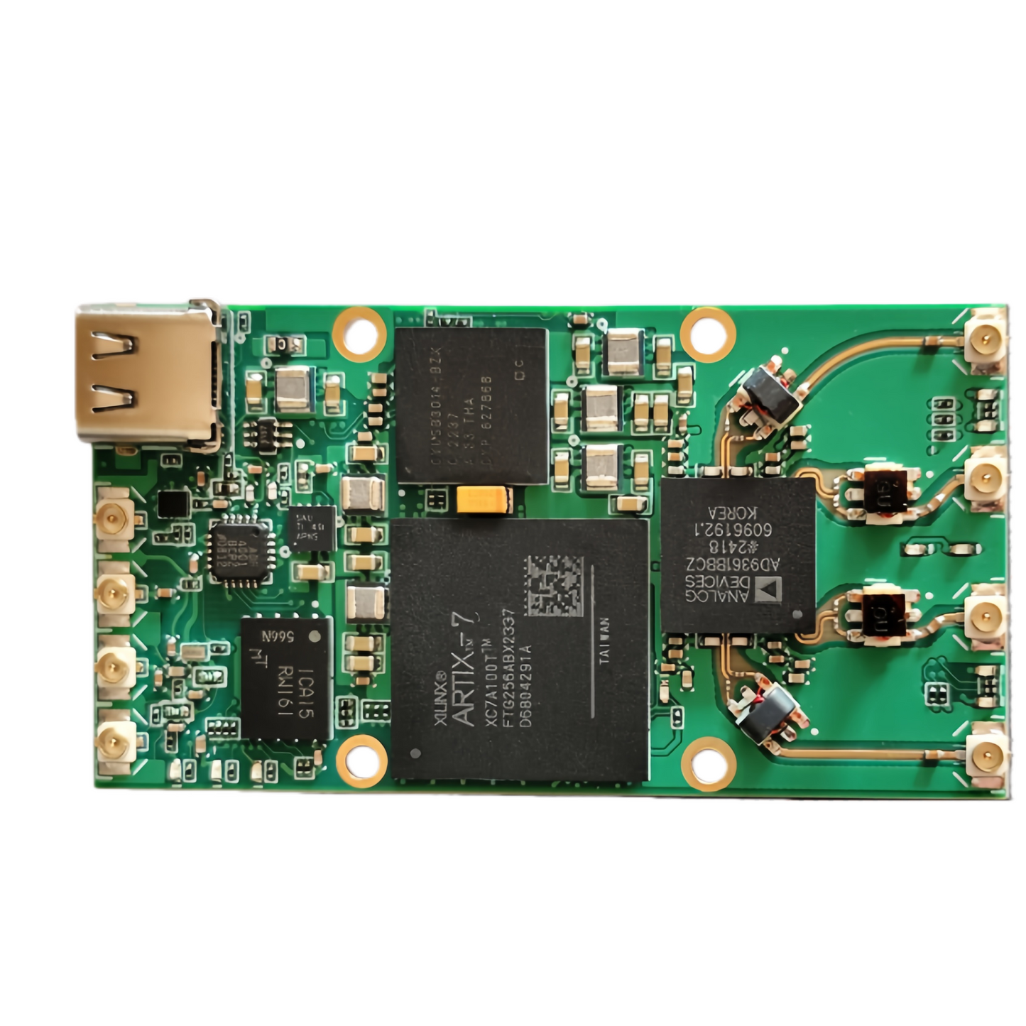 YX-OS25 miniB210 AD9361 SDR 70MHz–6GHz USB 3.0 Board for GSM Base Station Prototyping and GNU Radio Development 