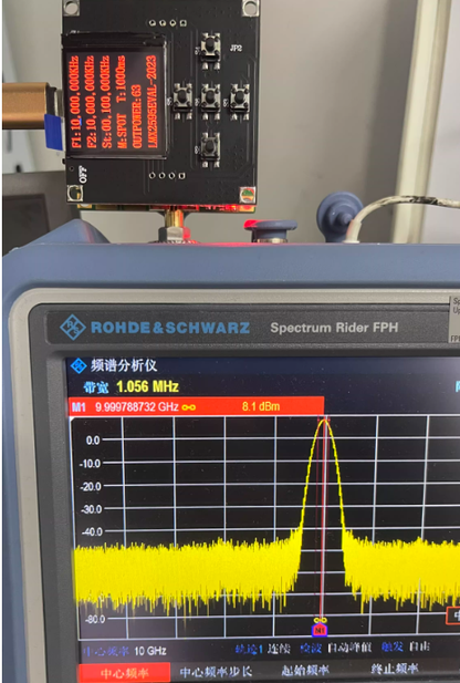YX-OS29 LMX2595 PLL Development Board 10MHz–19GHz with Frequency Sweep, USB Type-C Power and High-Frequency SMA Output 