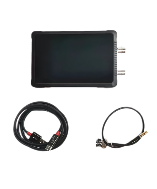 YX-OS45 Pushi DS4T252 Ultra-Portable Touchscreen Oscilloscope – 50MHz Bandwidth, 200MSa/s, 2Mpts Memory Depth, Dual-Channel Handheld Mini