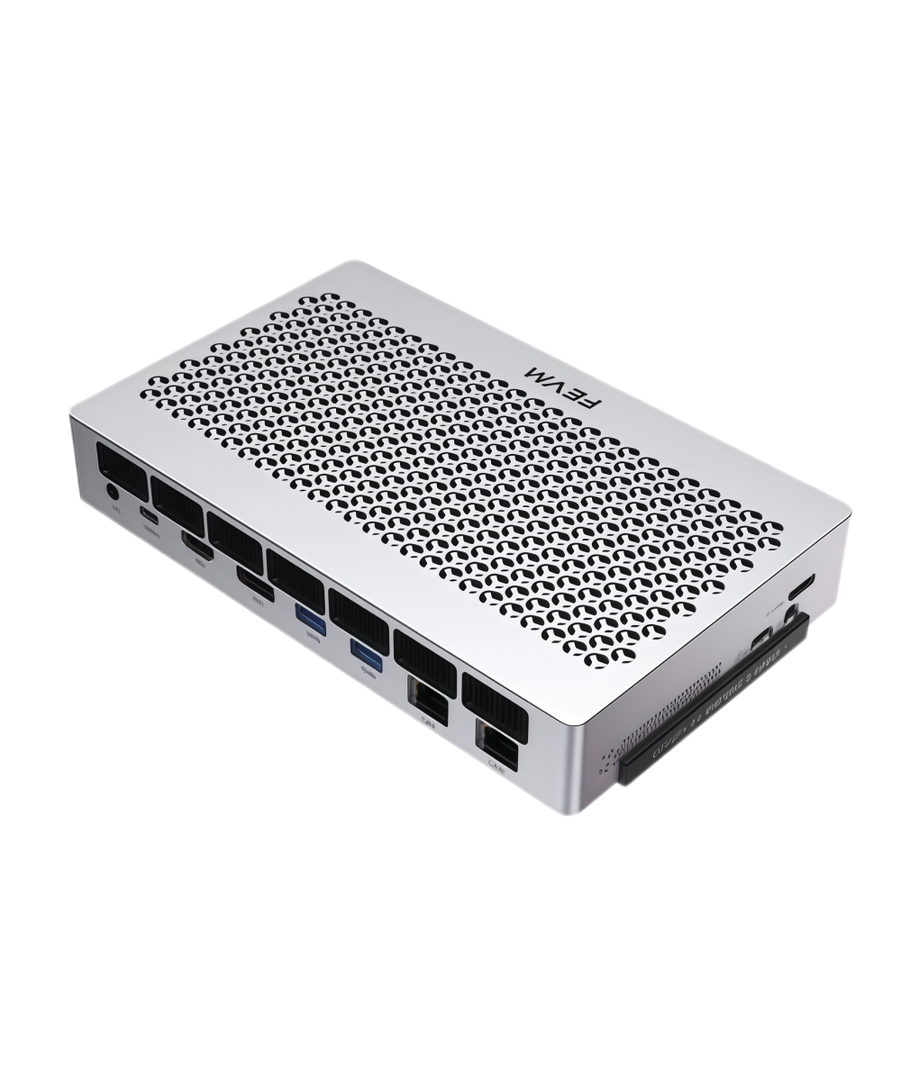 YX-OS56 FEVM FAEX1 Mini Workstation PC – AMD Ryzen™ AI Max+ 395 Processor, 128GB RAM + 2TB SSD, AI Model & Gaming Ready