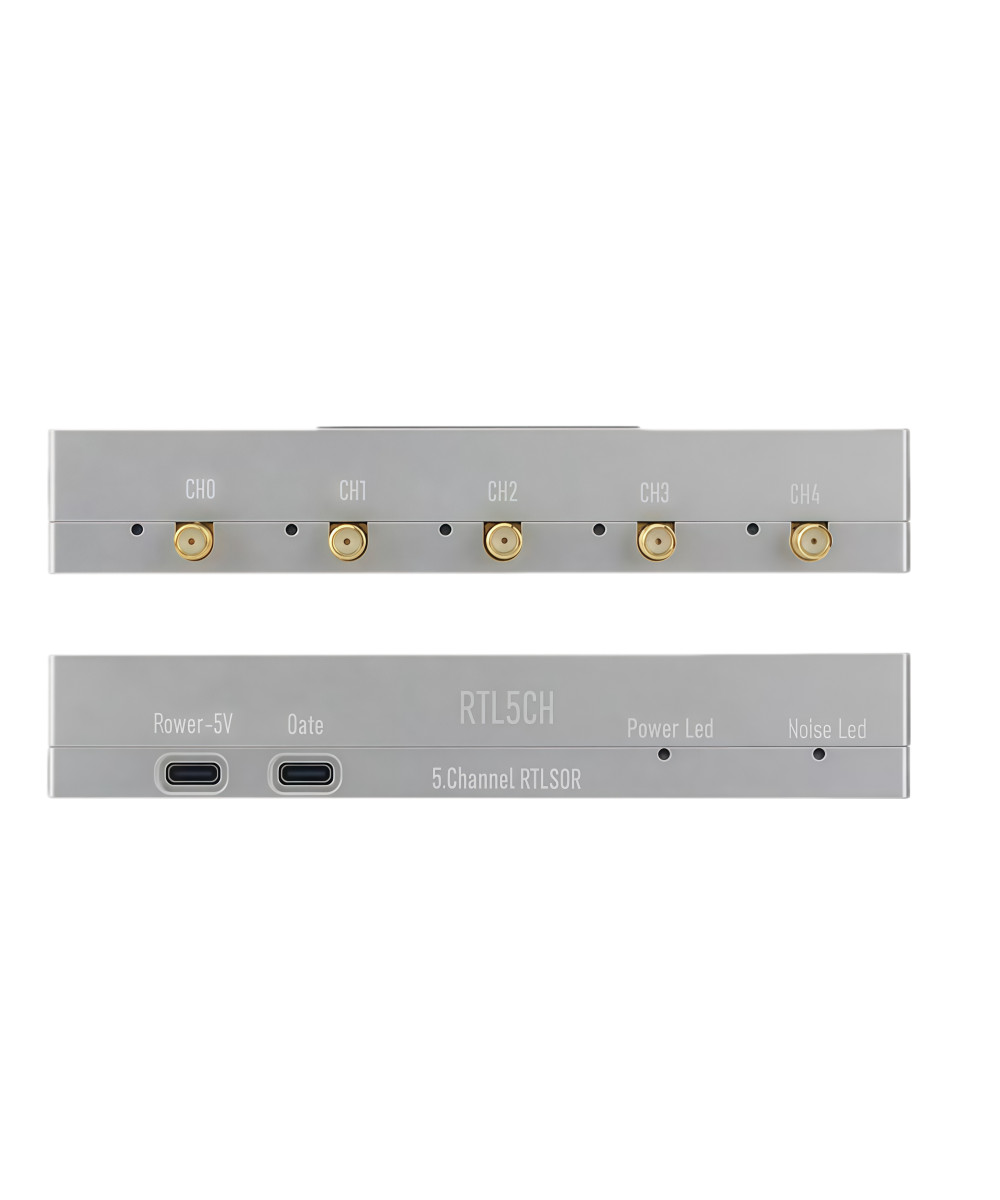 YX-OS67 RTL5CH 5-Channel RTL-SDR Receiver – Passive Radar, SDR, Direction Finding, KrakenSDR Compatible