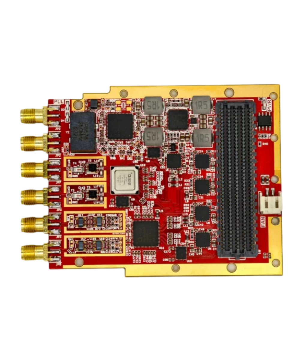 YX-OS80 High-Speed AD/DA Acquisition FMC Card – AD9176 12.6GSPS DAC + AD9695 1.3GSPS ADC
