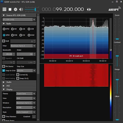 Open-Source RTL-SDR L6 Full-Band Software Radio Receiver Multi-Function RTL-SDR Radio